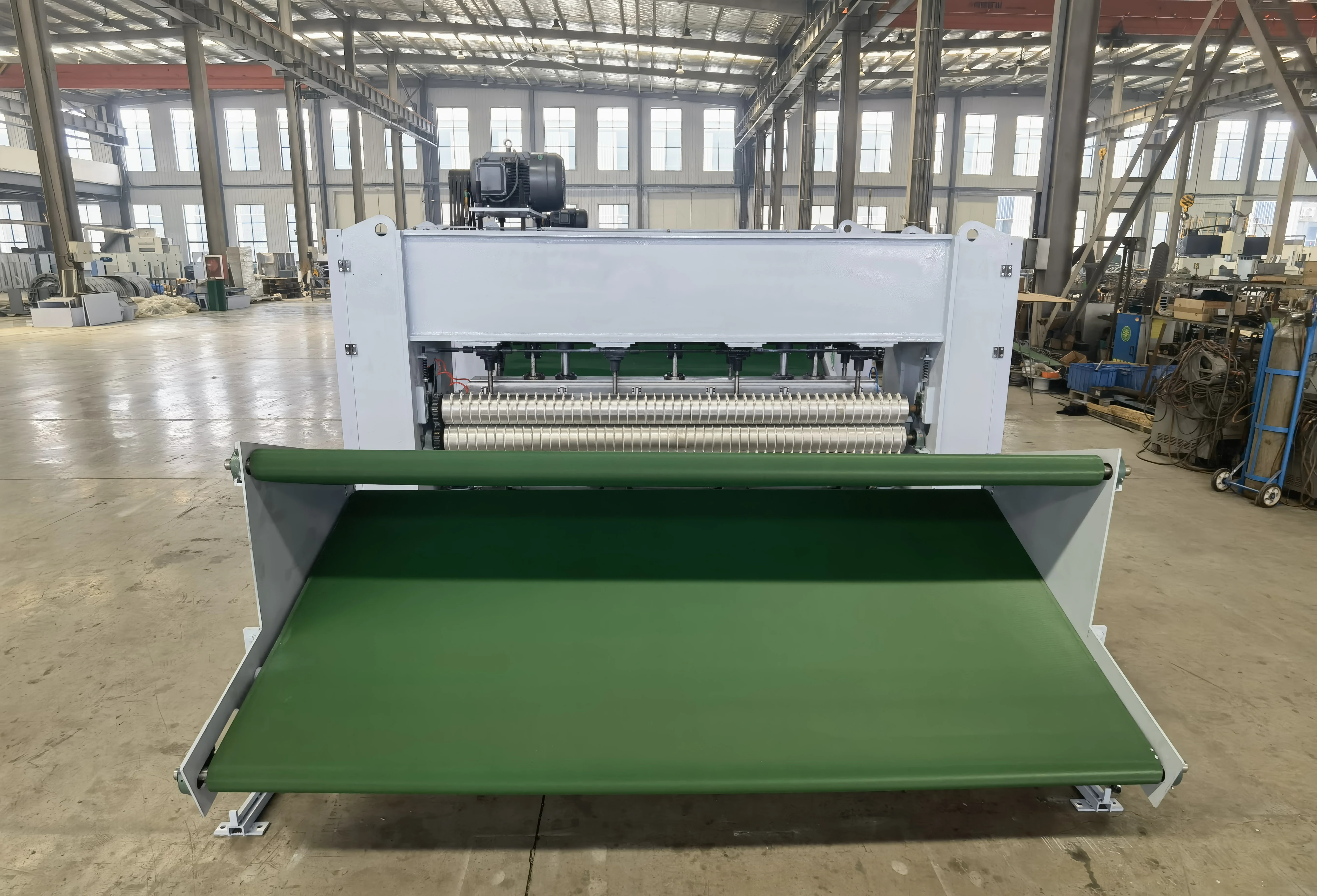 Automatic Nonwoven Machinery Mattress Needle Loom Machine New Condition Core Motor Engine Components Blanket Manufacturing Plant