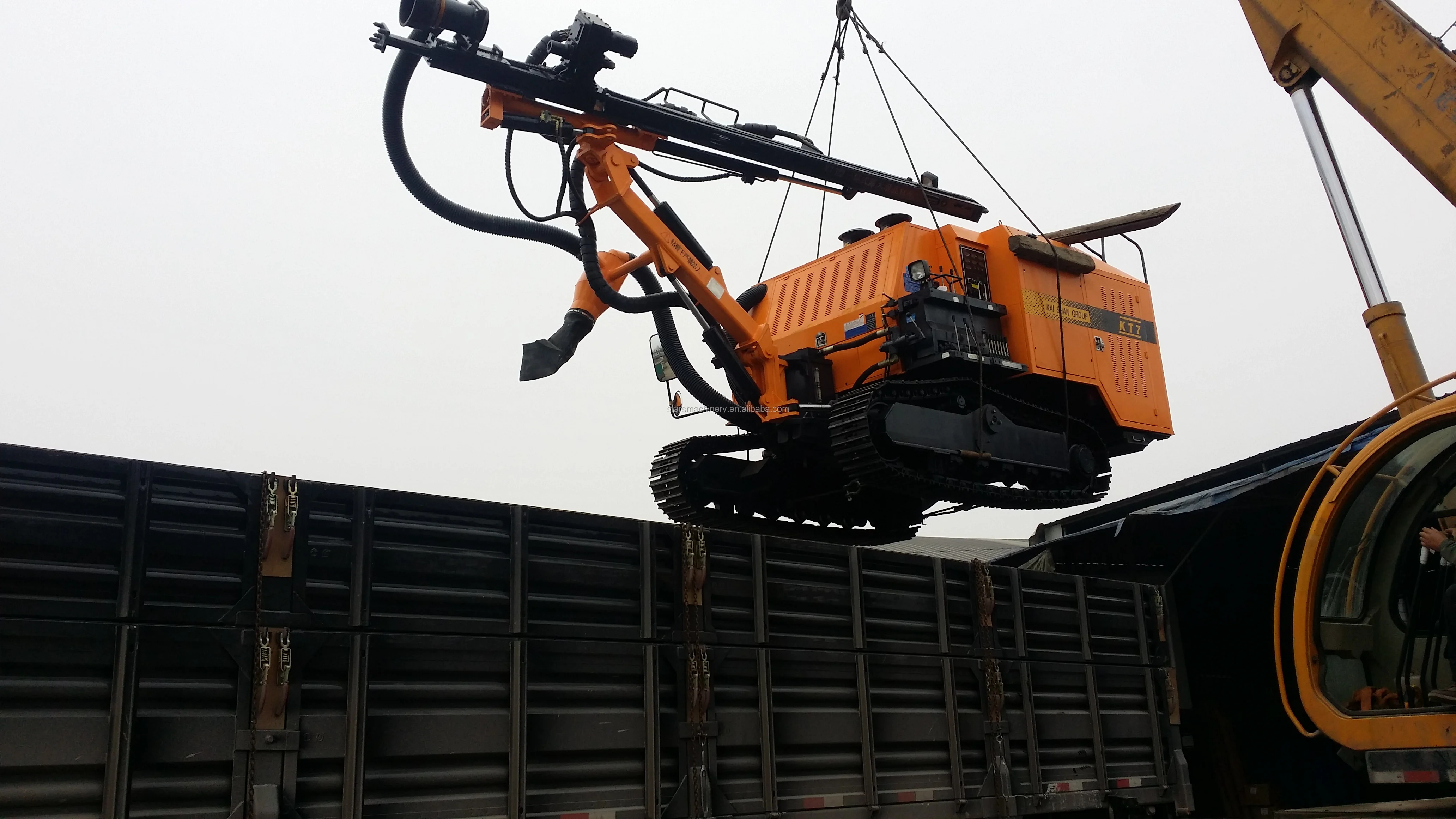 Fast 1400 N 25m 80-105 mm Depth Coal Hydraulic Mining Trailer Track Mounted Drilling Rig Machine
