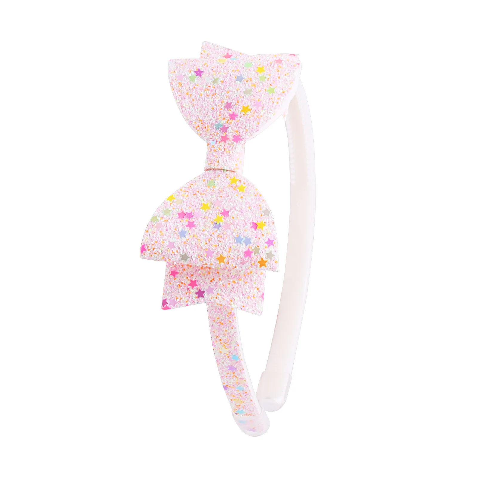 Cartoon Colorful Hairpin Large Bow Headband Cute Princess Onion Powder Hair Accessories KS008