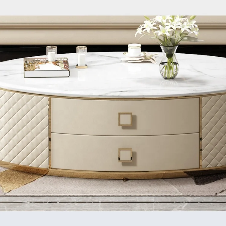 MEIJIA high quality furniture wrought iron Italian designer glass coffee tables