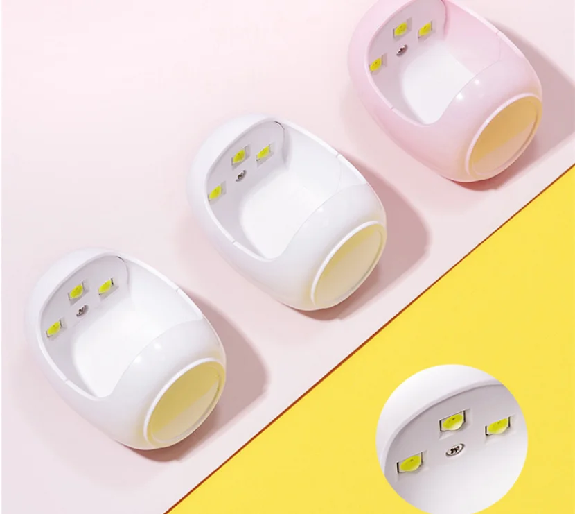 Household quick-drying phototherapy machine baking lamp mini led nail lamp small portable non-black hand single finger nail lamp