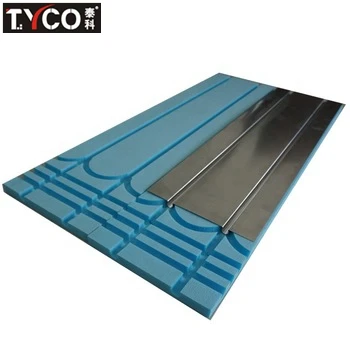 UKCA Grooved Radiant Nest Wholesales Price Thermal Insulation Water Floor Heating System Polystyrene Panel