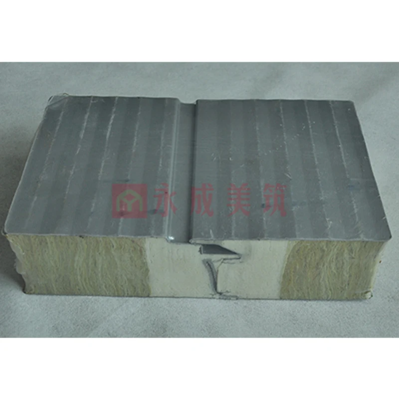 Factory price high quality rock wool board silver insulation wall board