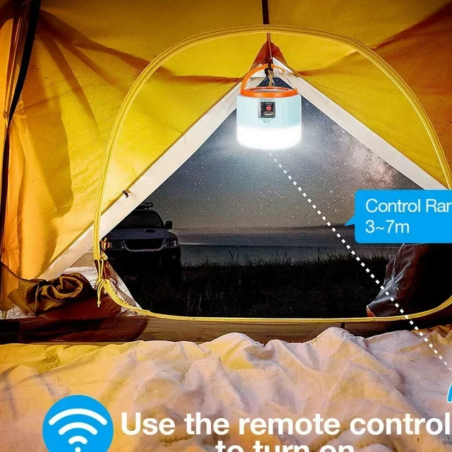 Solar Lights Outdoor Tent Lamp Usb Rechargeable Bulb Led Camping Portable Lanterns Emergency Lamp Hiking Solar Lights