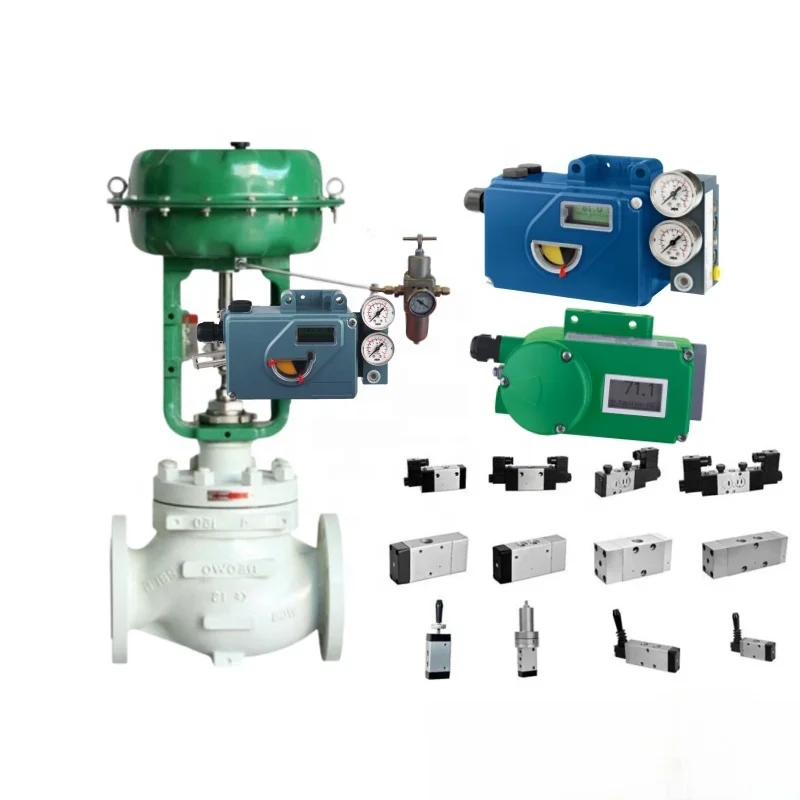 Stock supplier fisher 67C series regulators asco solenoid valve and foxboro SRD991 digital smart valve positioner