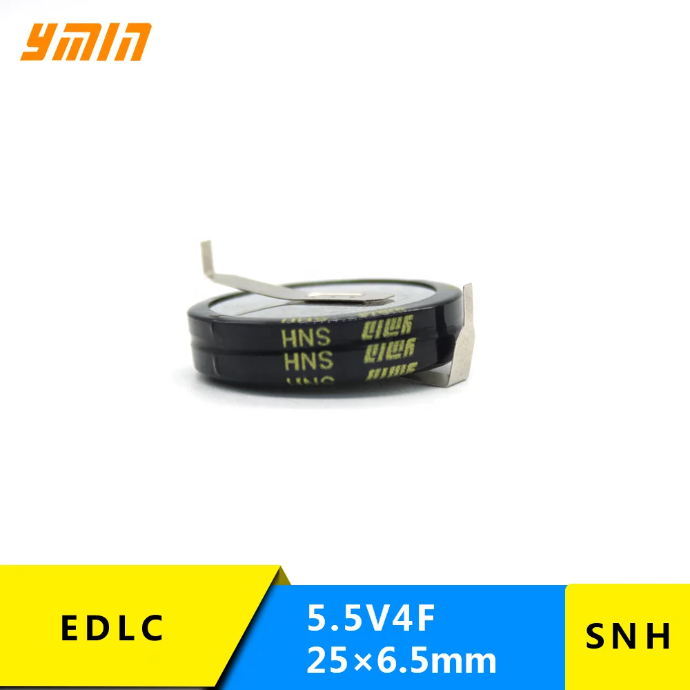 Супер-конденсатор EDLC COIN-H TYPE 5 V 4 FARAD 25*6 для резервного питания заменяемого аккумулятора