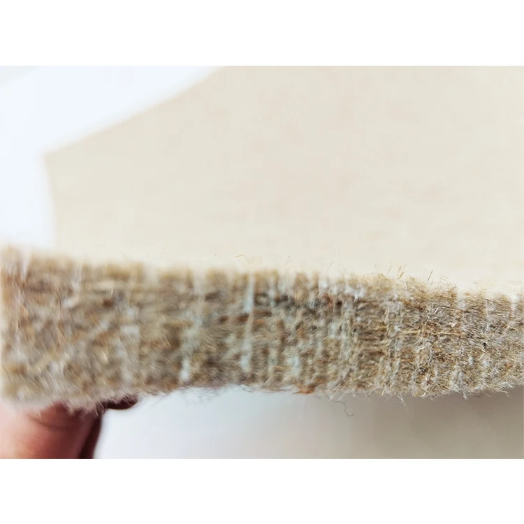 100%Natural Biodegradable Degradable natural hemp grow felt non-woven needle punched jute felt roll  Needle Punched Jute Fibers