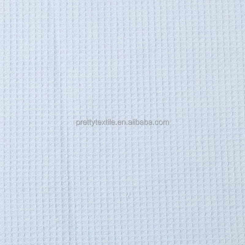 OEKO-Tex certificate 100% Cotton factory wholesale woven waffle plain dyed fabric with small MOQ and mix colors
