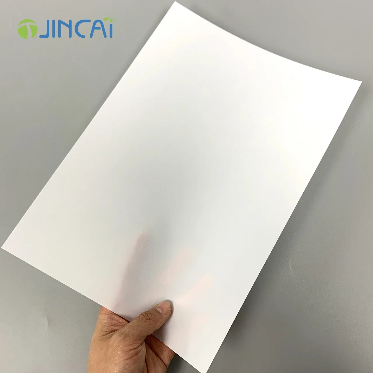 Профессиональный поставщик JINCAI оптовая продажа струйная печать чистый белый пластиковый ПВХ мгновенный лист Индивидуальный размер для ID