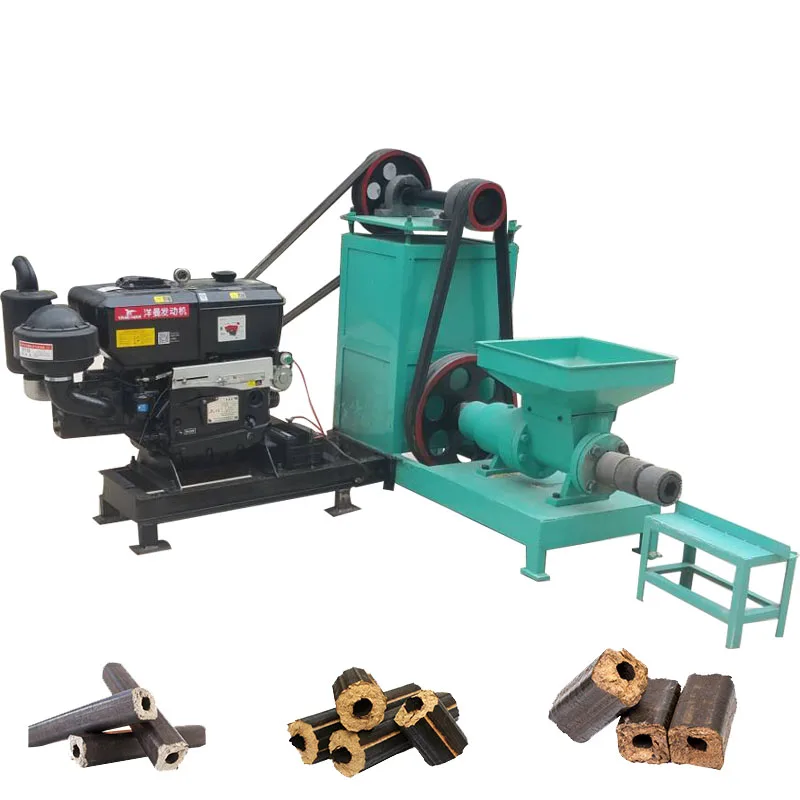 ZBJ- 70 Factory Supply Cheap Price Wood Chip Sawdust Briquette Making Machine/Briquette Extruder