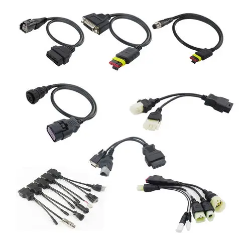 E-Car Connection 12 Pin Male to 16 Pin Female OBD OBDII Car Diagnostic Adapter Cable for GM Vehicles