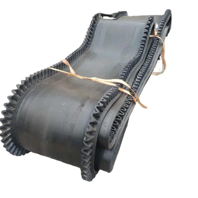 Factory Sell Corrugated Rubber Sidewall Conveyor Belt For Bluk Material