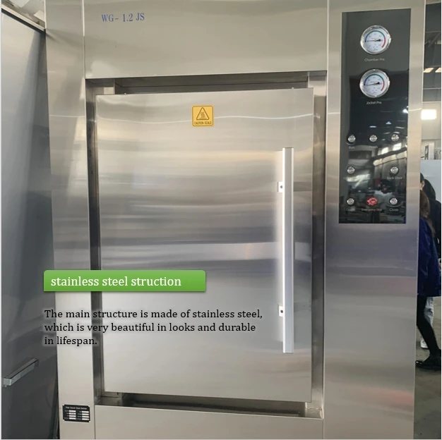 Operating Room Third-Party Disinfecting Supply Center Pulse Vacuum Sterilizers Rubber Fabrics Food Sterilization Autoclave