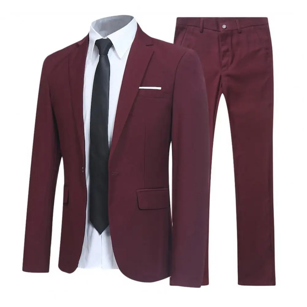 Suit Men Two-Piece Business Dress Professional Small West Decoration Groomsmen Clothing