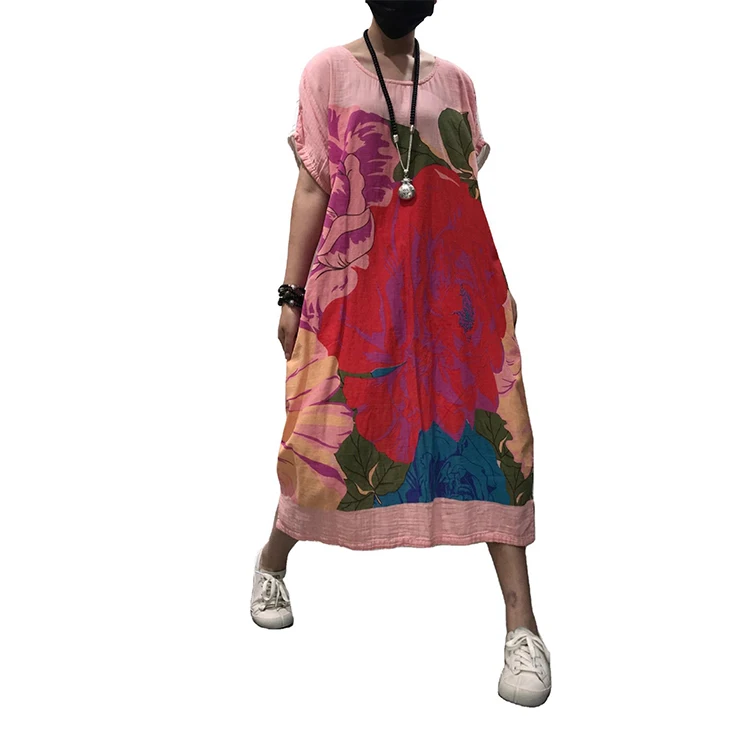 Loose large size contrast stitching oversized sweater hoodie dress oversized shirt dress