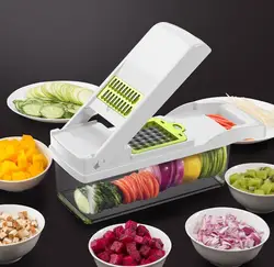 12 in 1 Kitchen Gadget Multi Manual Vegetable Cutter Onion Chopper Dicer Vegetable Chopper