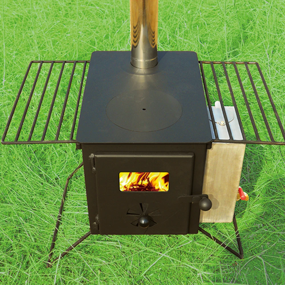 Modern Outdoor Firewood Fireplace Hot Tent Wood Stove