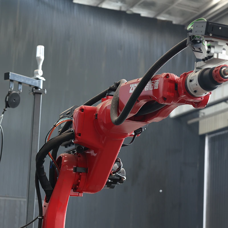 ZMDE Manufacturing H Beam Structural Steel Robotic Welding Rotary Robot Welding Station Steel Beam Welding Robot