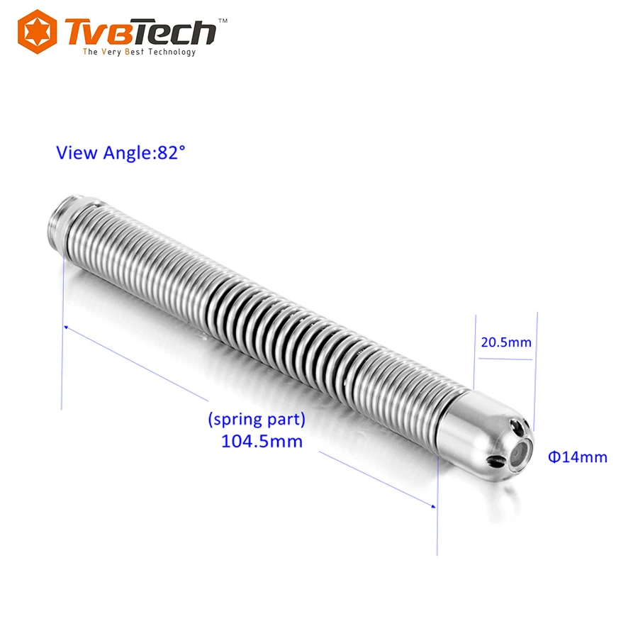 Best Seller 20/30/40M 14MM Camera Head for Swimming Pool Sewer Drain Video Inspection Camera with 512hz Transmitter