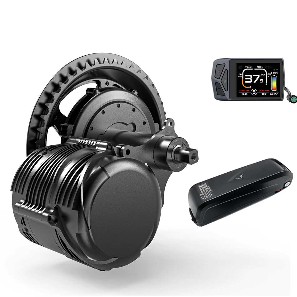 Updated E Bike Kit Tongsheng Mid Motor Kit 48v 750w Tsdz8 Mid Drive Conversion Kit with battery