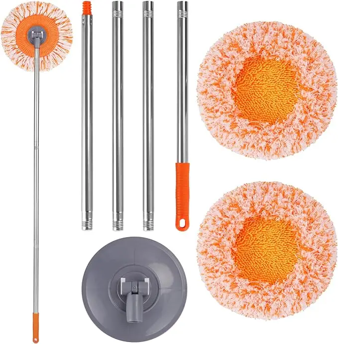 Wall Mop,  68 inch Wall Cleaner, Baseboard Cleaner, Professional-Grade Baseboard Cleaner Tool with Handle, Dust Mop