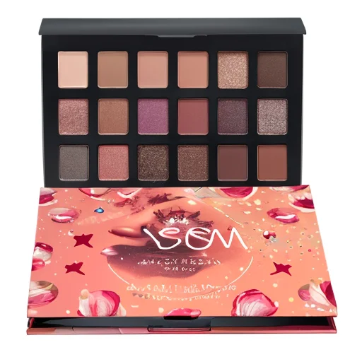 Wholesale Dropshipping 28 Colors High Pigment Eyeshadow Palette Cosmetics Private Label Matte Glitter Makeup Costom Eye Shadow