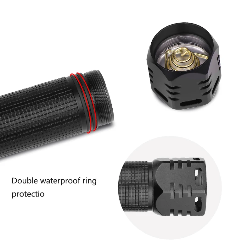 XHP90 LED Flashlight Zoom USB Rechargeable Power Display Powerful Torch 18650 26650 Handheld Light Flashlight