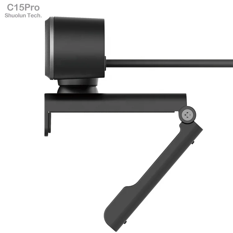 
Shuolun C15Pro 2K 1944P DriverFree Built-in Omni-directional Stereo Microphones USB Webcam with privacy cover for Monitor 