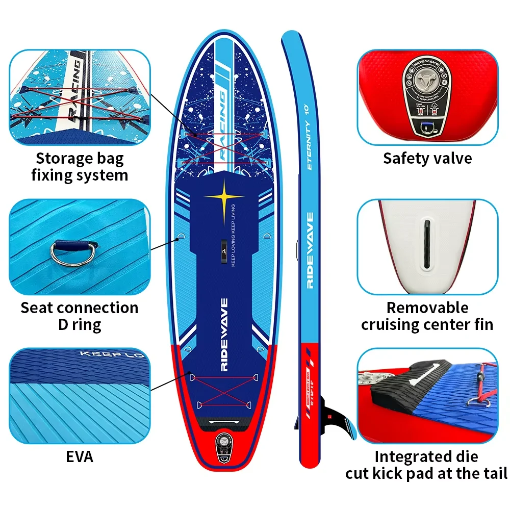 Dropshipping Sup Paddleboard Surfboard Factory Supply Inflatable Water Sports Board Drop Stitch Material ISUP Paddle SUP