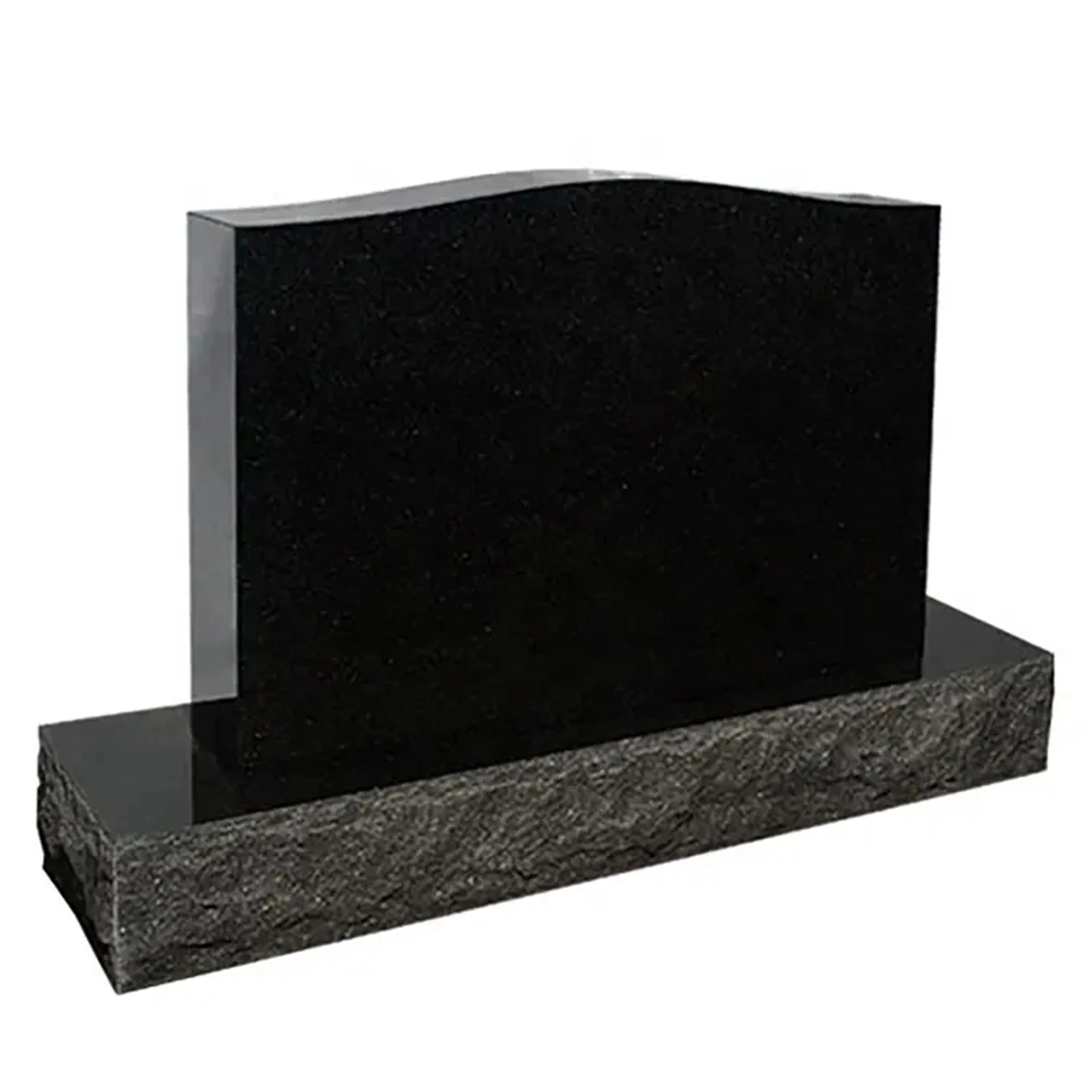 New Model Hot Selling Black Granite Tombstone American Style Angel Headstone Cemetery