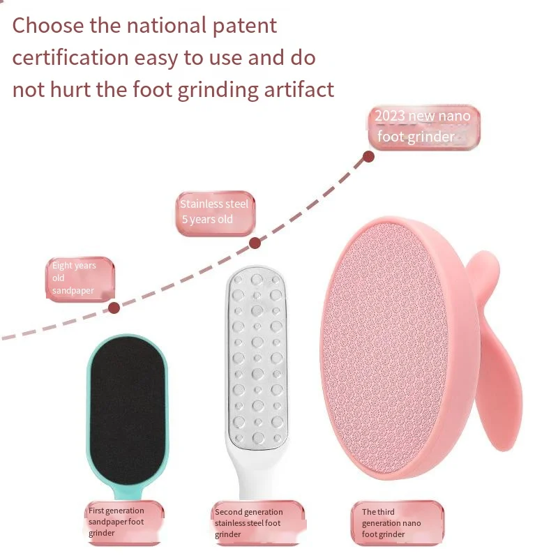 Wholesale Home Use Pedicure Tools Dead Hard Skin Exfoliating Foot Polisher Nano Glass Callus Remover