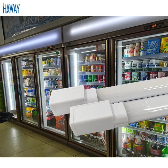 DC24V AC110V-240V IP65 waterproof horizontal refrigeration freezer lighting 6500K cold white LED tube light