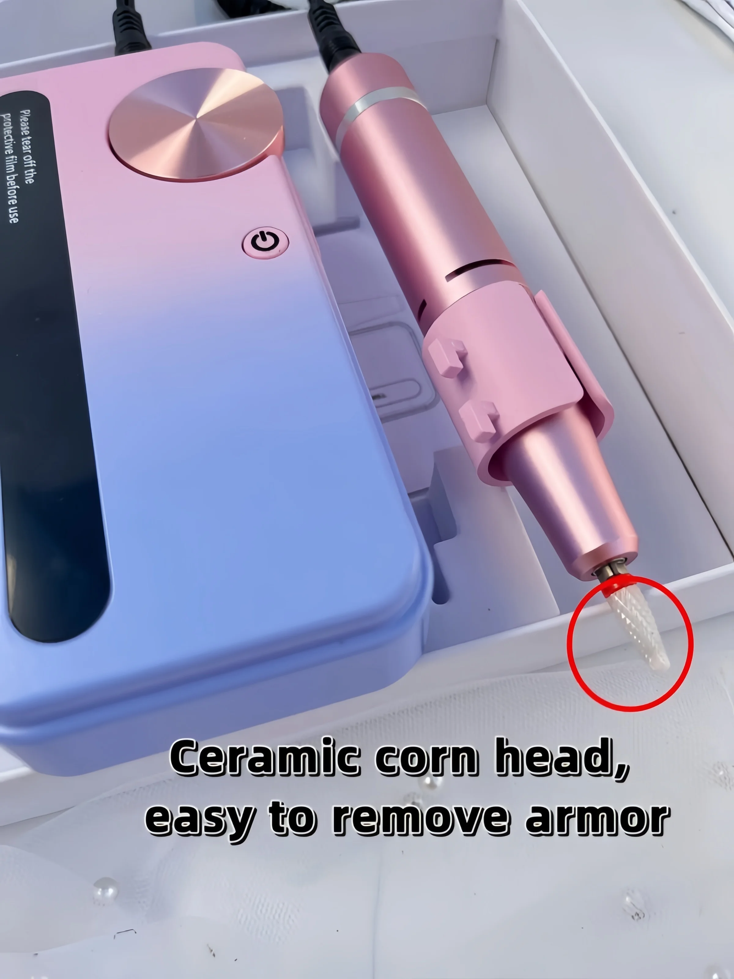 Portable Popular Professional 35000rpm Electric Acrylic Nails File Drill Manicure Pedicure Machine Rechargeable Nail Drill