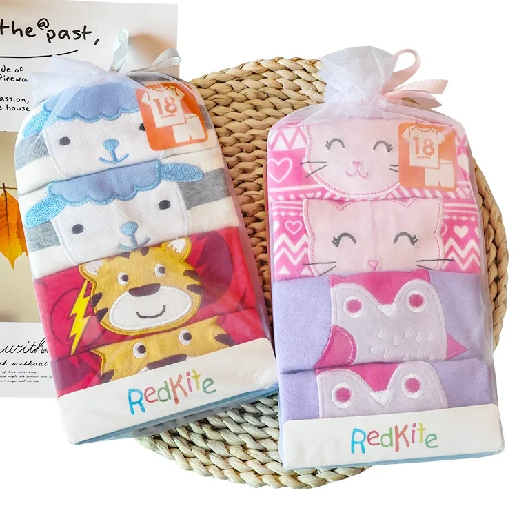 Newborn infant girl short sleeve 2 sets/pack mixed design tops pants set baby clothes