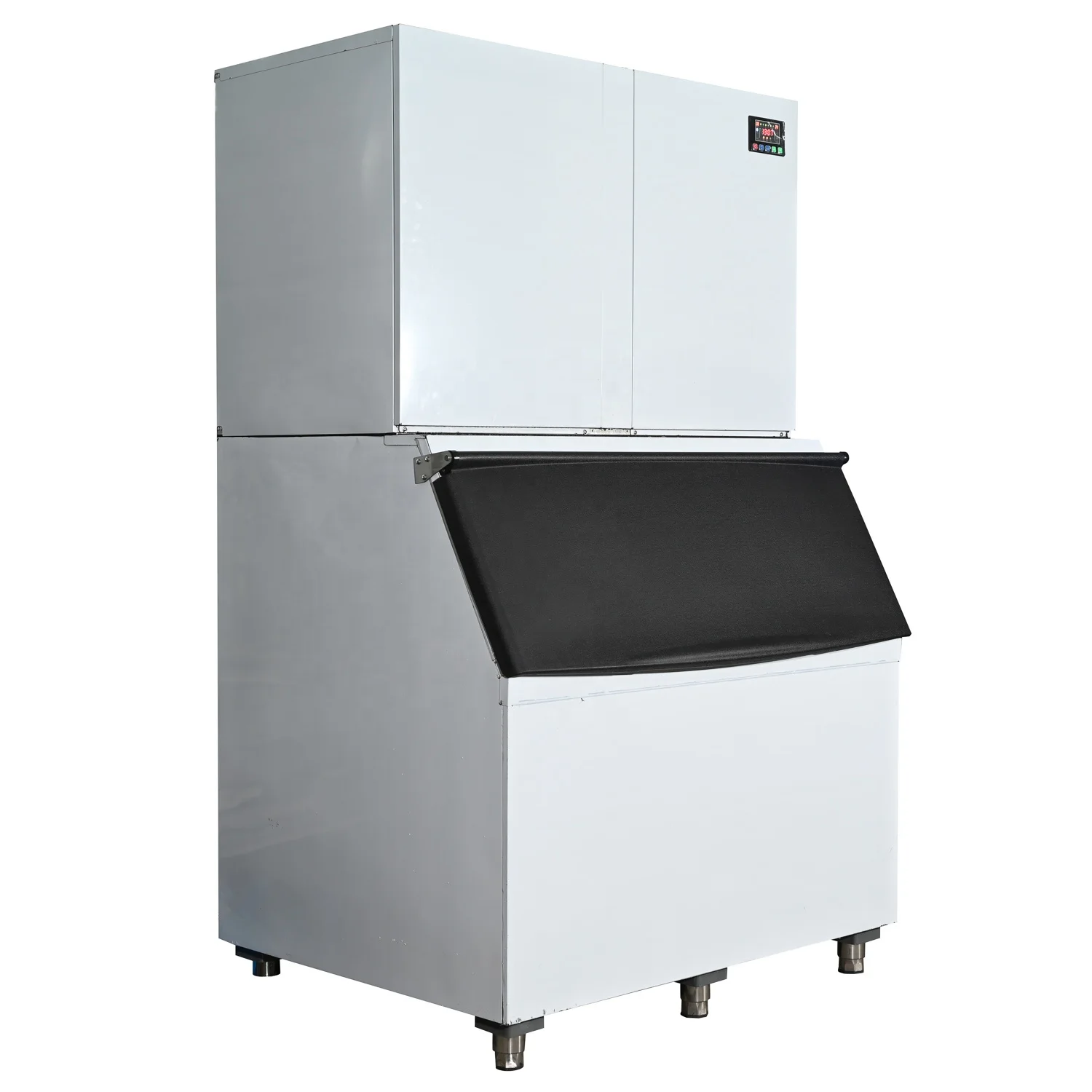 High Capacity 1000kg/24h Water-Cooled Ice Cube Maker Machine for Restaurants and Bars