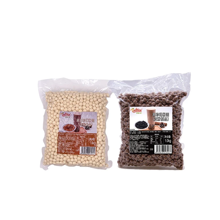 Great Value Brown Sugar Boba Black Tapioca Ball Instant Tapioca Pearls Bubble Boba