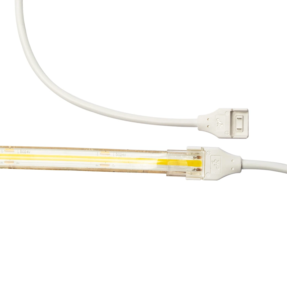 New cheap 5m COB 320LED/M 4000K warm white color 10W power Ra90 DC12V 24V dotless COB led strip ribbon light