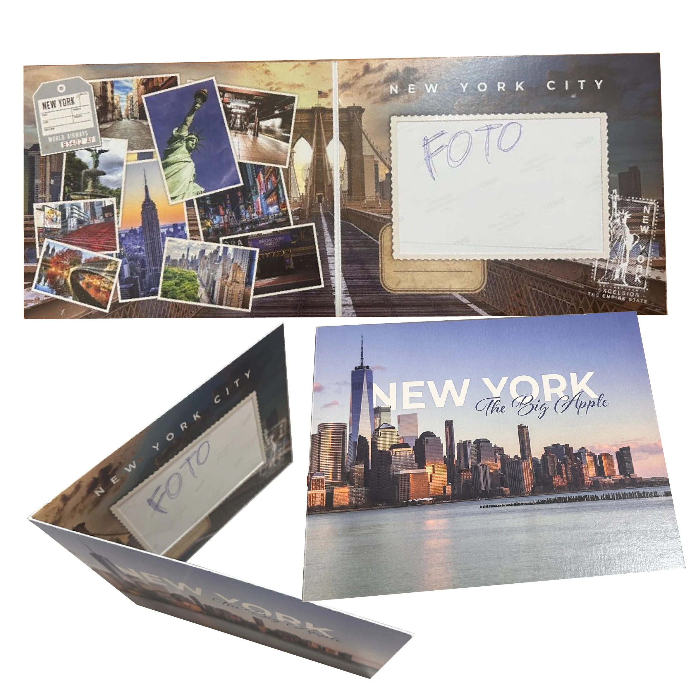 customize flip open card board paper folding photo frame book 4x6 inch,  souvenir paper board photo book frame