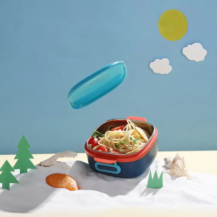 RK-C1012 двойная ручка брюки капри для детей из нержавеющей стали для супа с сохранение тепла крышка бутылочка для кормления