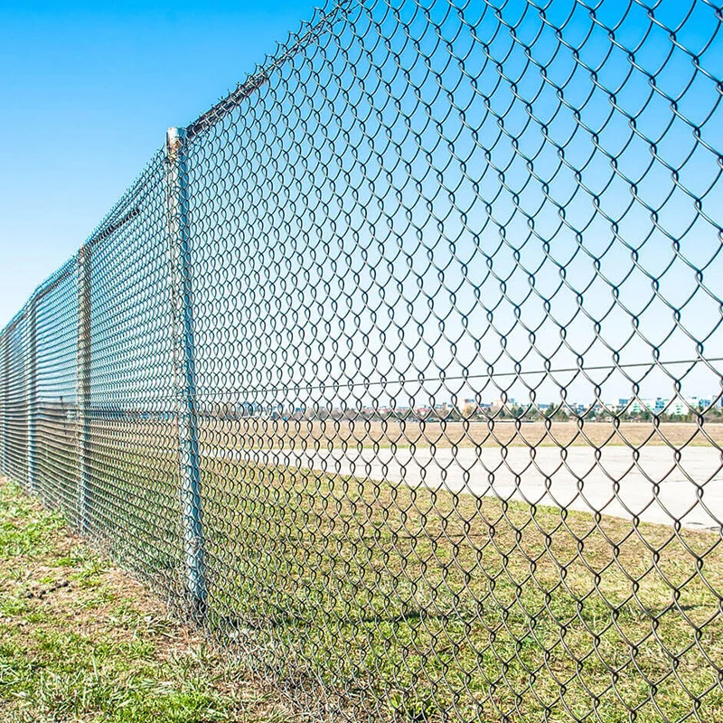 100ft 8ft 8 foot 6 foot galvanized diamond fence cyclone wire mesh pvc black vinyl coated chain link fence roll 50ft