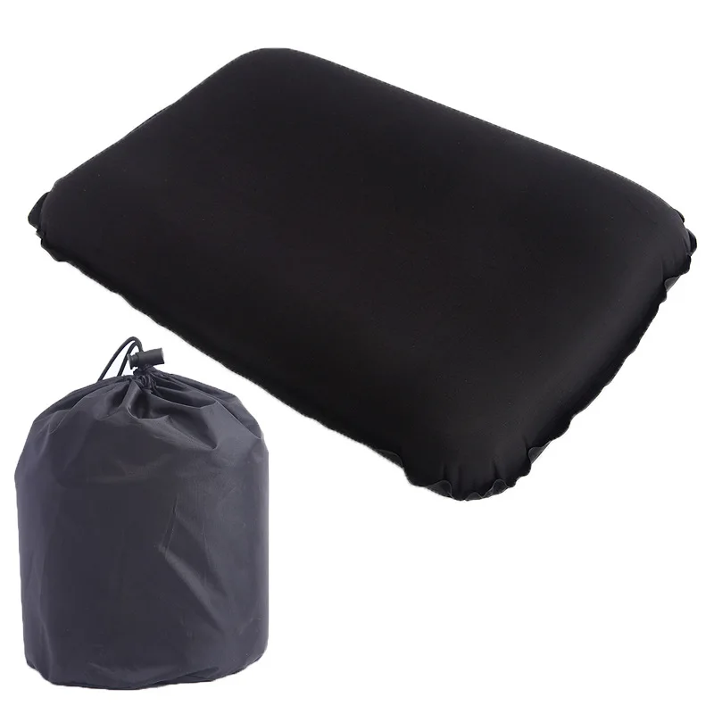 Outdoor inflatable cushion portable pillow compressible folding inflatable camping space pillow