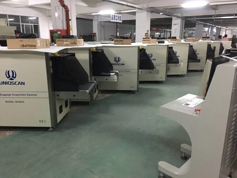 High quality small size 500*300 mm dual energy security X ray Baggage Scanner