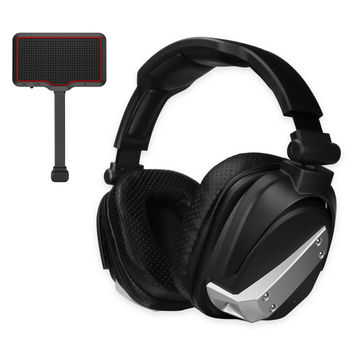 2.4G type-c headphones gamer, PS5, switch handheld, phone and PC, Deep Bass and Rotating Metal Ear Cups
