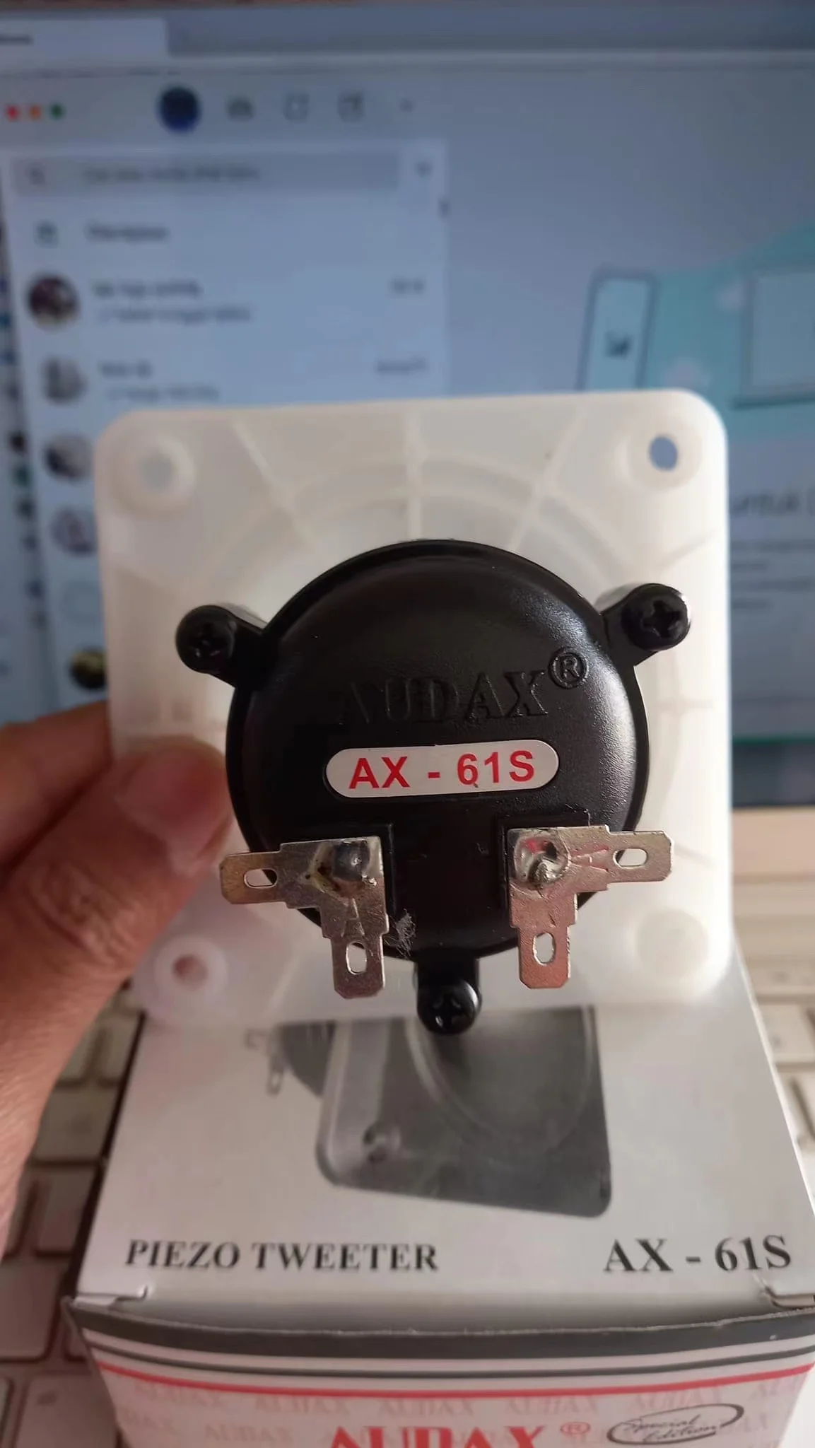 AUDAX AX-61S Piezoelectric ceramic high pitched swallow breeding swallow house Cloth Diaphragm ABS material   piezo tweeter