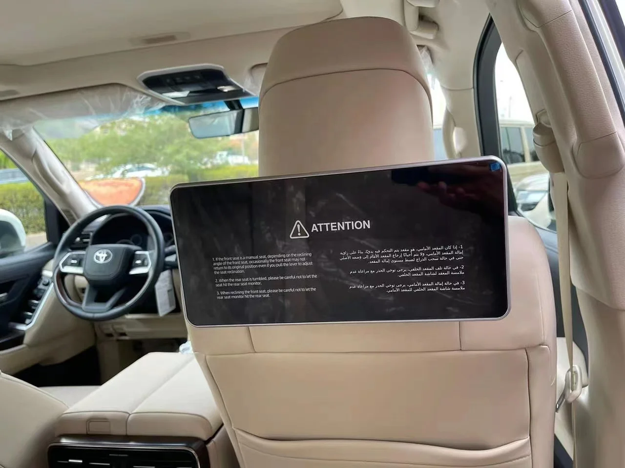 Thonzer для Toyota landcruiser LC300 2023 Android сенсорный экран 12 3 дюймов подголовник монитор заднего сиденья автомобиля развлечения