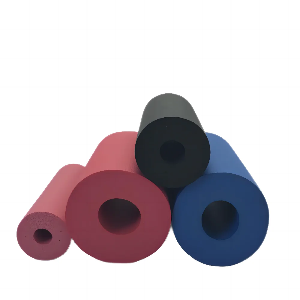 Tight-Fitting Pipe Isolation Reduce Heat Loss Or Gain Rubber Foam Pipe Wall Thickness 9~32mm Or 40mm  CLASS B1