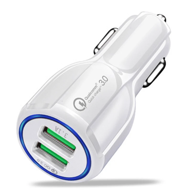  Лидер продаж автомобильное зарядное устройство с двойным USB портом и светодиодной