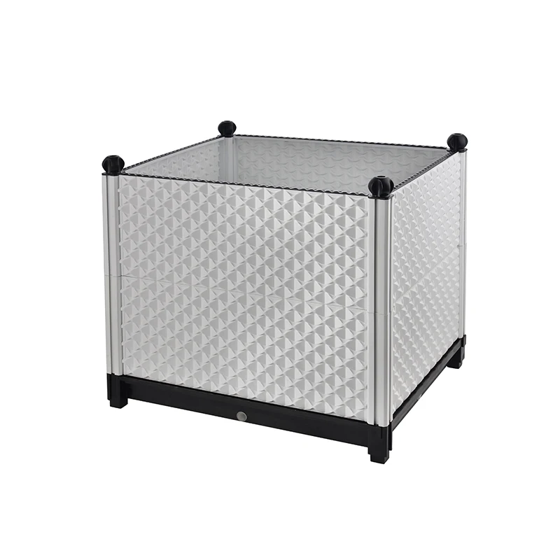 
Planting box monomer Wholesale Movable Wheels Rectangular Raised Vegetable Flower Garden Bed Plant 