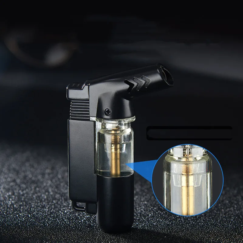 Hot sale gas torch burner lighter jet flame thrower bbq lighter house flame gun for BBQ butane cigar lighter