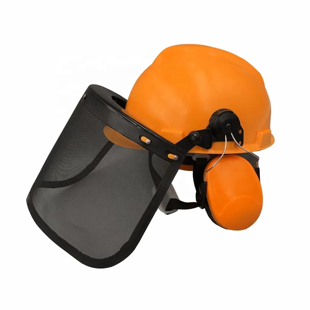 FS3003 Forest helmet set with mesh visor and ear muffs Faceshield